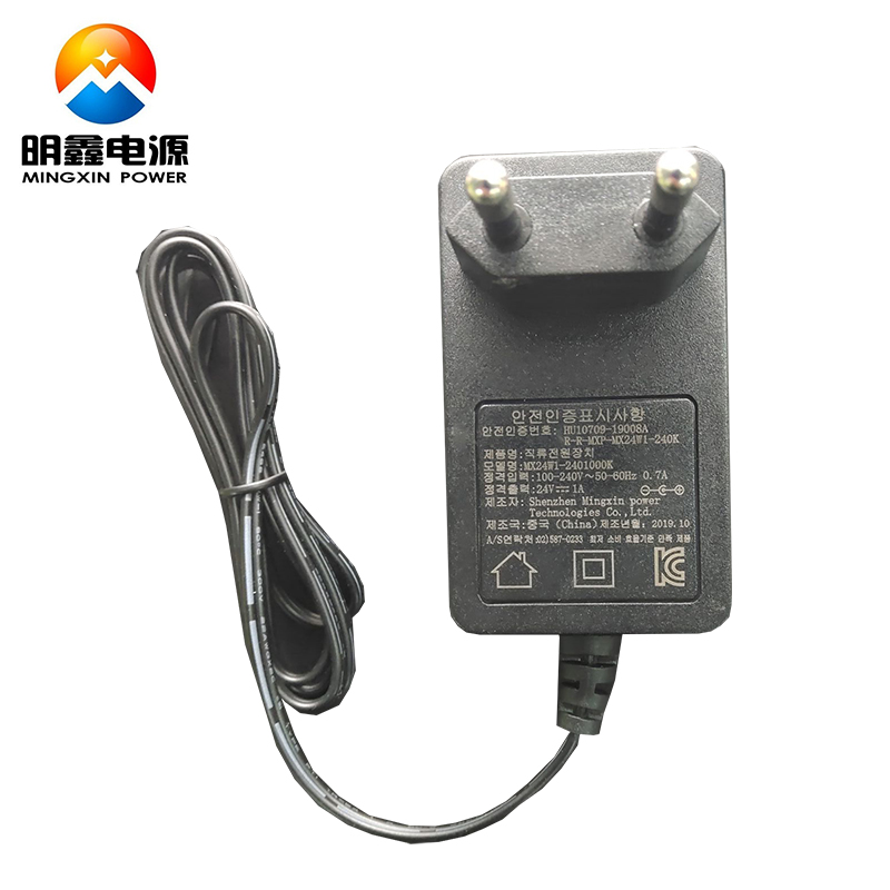 24V1A電源適配器過KC KCC CE GS PSE UL 3C CQC SAA認證