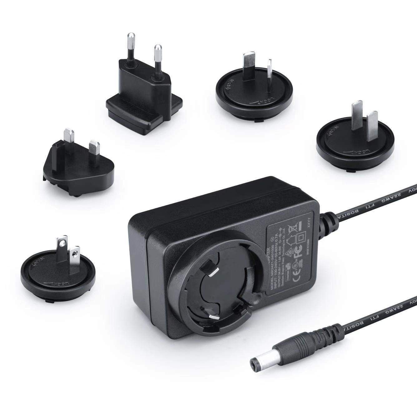 24v1a轉(zhuǎn)換頭電源適配器UL FCC CE GS KC PSE BSMI 3C